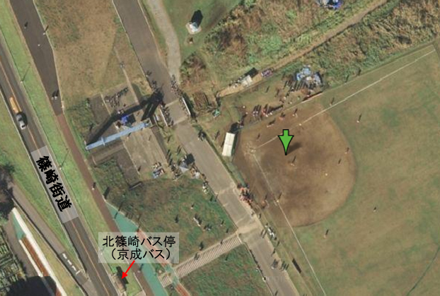 江戸川河川敷グラウンド